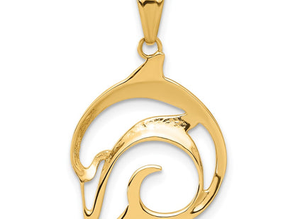 14k Yellow Gold Pendants Style C4910 - Classique Jewelry Inc.