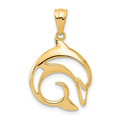 14K gold pendant