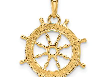 14k Yellow & Rhodium Pendants Style C4921 - Classique Jewelry Inc.
