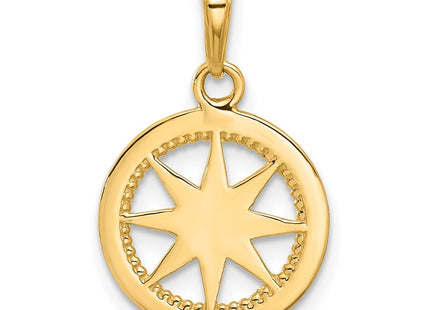 14k Yellow & Rhodium Pendants Style C4923 - Classique Jewelry Inc.