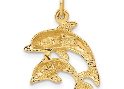 14K gold charm, another view