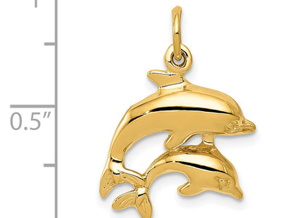 14K gold charm, further view