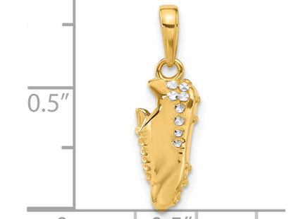 14k Yellow & Rhodium Pendants Style C4933 - Classique Jewelry Inc.
