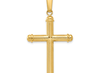 14K gold cross pendant