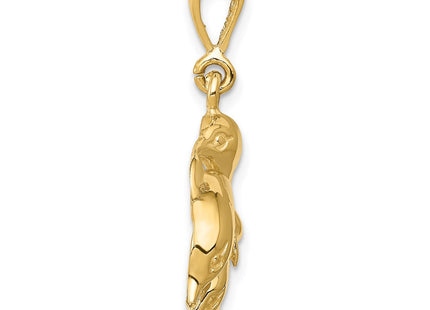 14K gold charm, alternate view