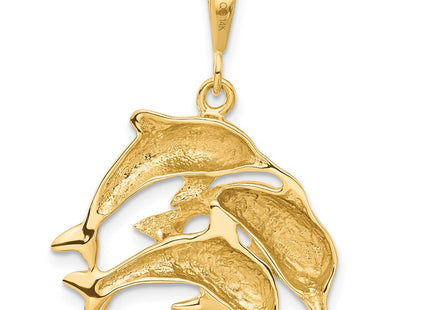 14K gold charm, another view