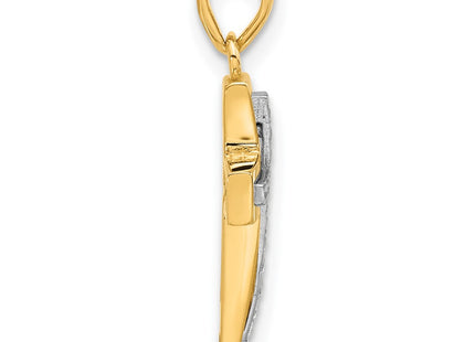 14k Two-tone Pendants Style C4944 - Classique Jewelry Inc.