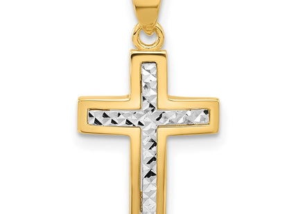 14k Two-tone Pendants Style C4944 - Classique Jewelry Inc.