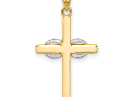 14k Two-tone Pendants Style C4948 - Classique Jewelry Inc.