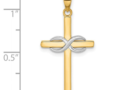 14k Two-tone Pendants Style C4948 - Classique Jewelry Inc.