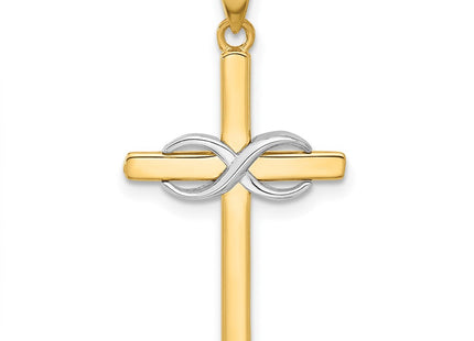 14k Two-tone Pendants Style C4948 - Classique Jewelry Inc.