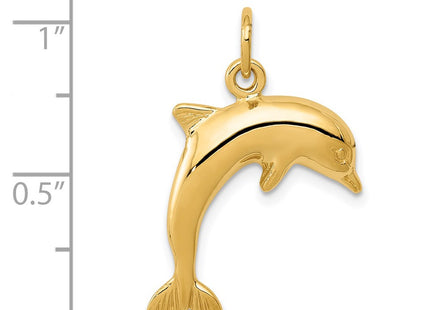 14K gold charm, further view