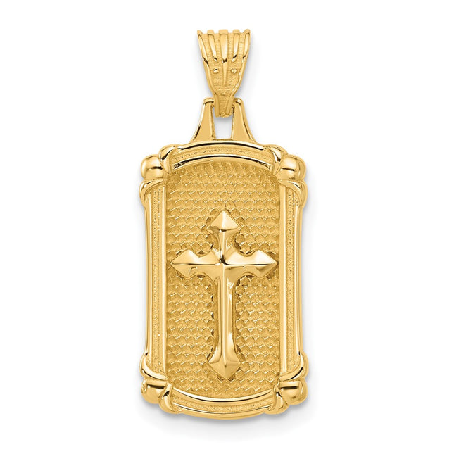 14k Yellow Gold Pendants Style C4952 - Classique Jewelry Inc.