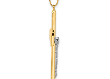 14k Two-tone Pendants Style C4958 - Classique Jewelry Inc.