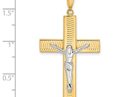 14k Two-tone Pendants Style C4958 - Classique Jewelry Inc.