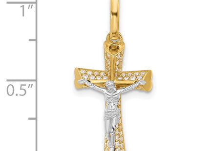 14k Two-tone Pendants Style C4960 - Classique Jewelry Inc.