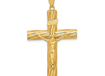 14K gold crucifix pendant