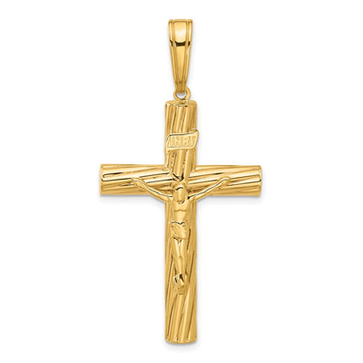 14K gold crucifix pendant