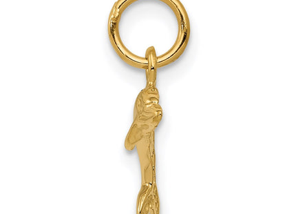 14K gold pendant, alternate view