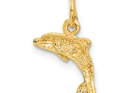 14K gold pendant, another view