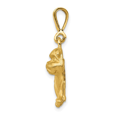 14K Bulldog Pendant