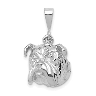 14K white gold pendant