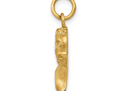 14K gold charm, alternate view