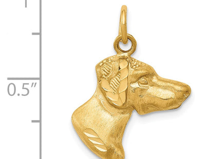 14K gold charm, further view