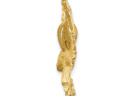14K gold pendant, alternate view