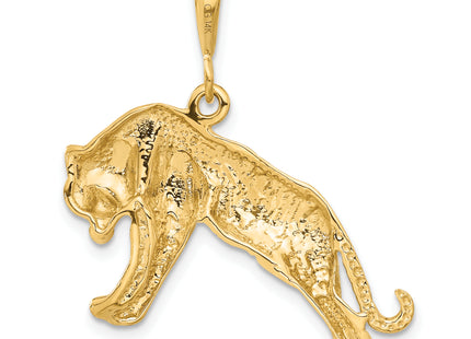 14k Tiger Charm, 31 x 29mm