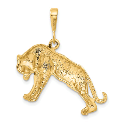 14K Tiger Charm, 31 x 29mm