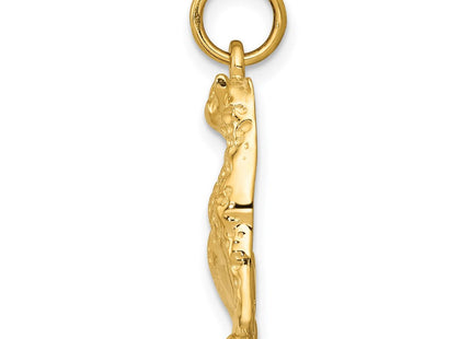 14K gold charm, alternate view