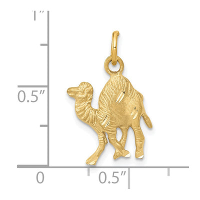 14K Camel Charm