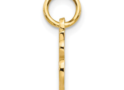 14KY Script Letter A Initial Charm (Style C564A)