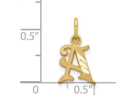 14k Letter Initial Charm (Small)