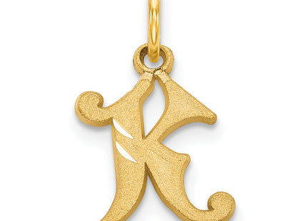 14k Letter Initial Charm (Small)