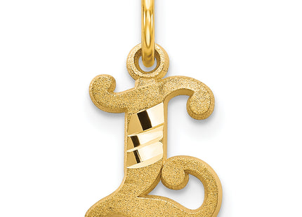 14k Letter Initial Charm (Small)