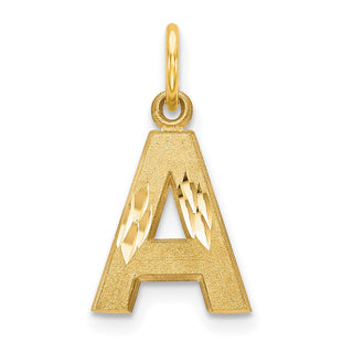 14k Letter A Initial Charm (Style C566A)