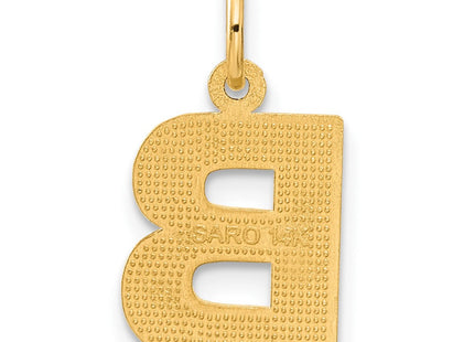 14k Letter B Initial Charm (Style C566B)