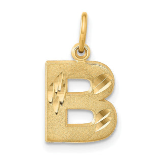 14k Letter B Initial Charm (Style C566B)