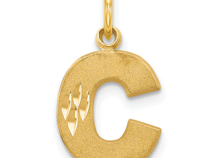 14k Letter Initial Charm