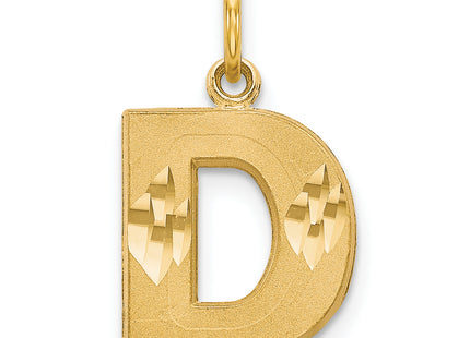 14k Letter Initial Charm