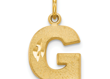 14k Letter Initial Charm