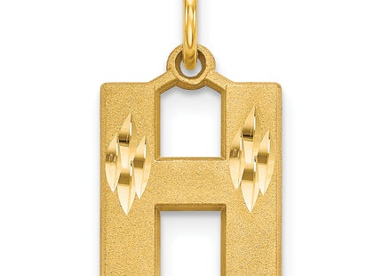 14k Letter Initial Charm