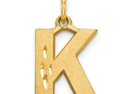 14k Letter Initial Charm
