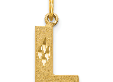 14k Letter Initial Charm