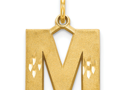 14k Letter Initial Charm