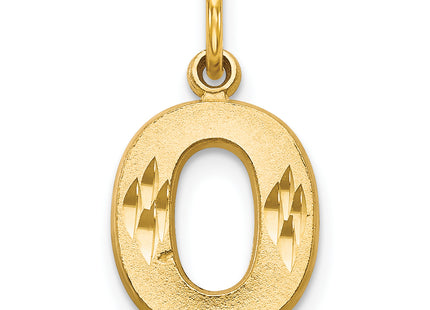 14k Letter Initial Charm