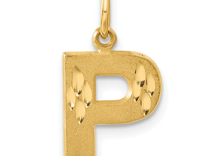 14k Letter Initial Charm