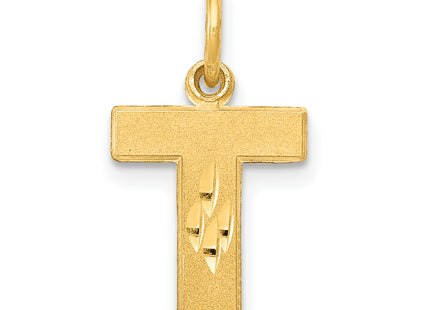 14k Letter Initial Charm